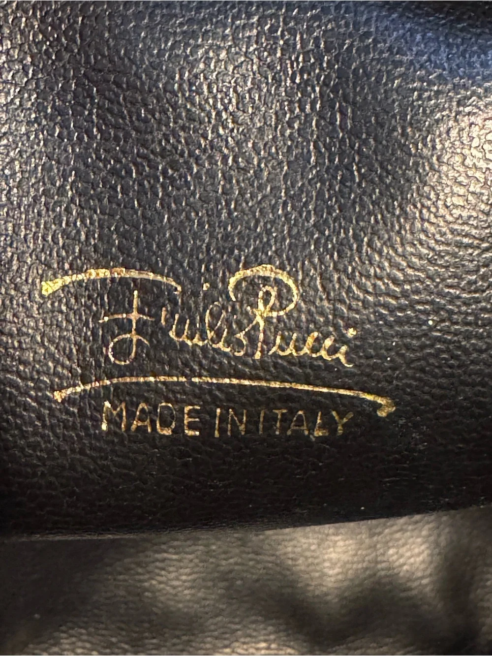 Vintage Emilio Pucci Art Deco Cosmetic Pouch